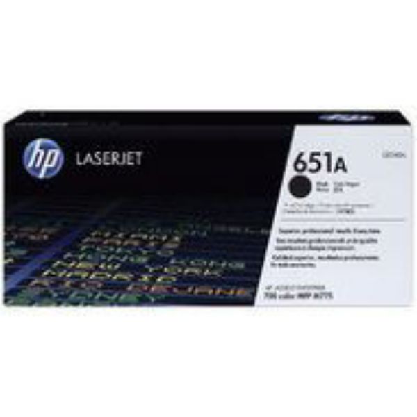 Picture of HP #651A Black Toner Cartridge