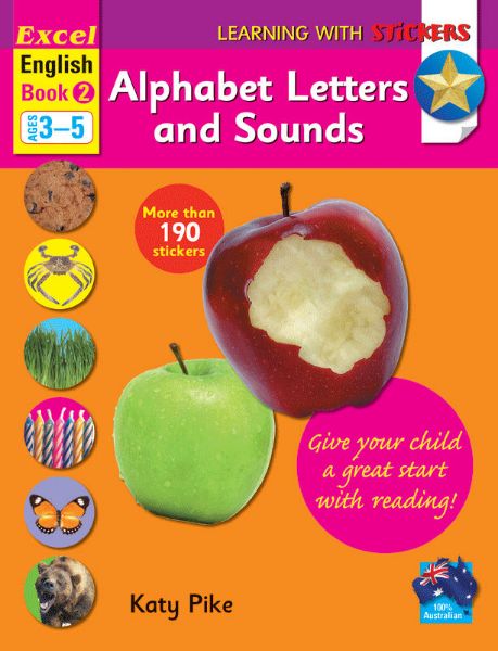 Picture of Excel Learning with Stickers - Preschool Skills Book 2 Letter Sounds