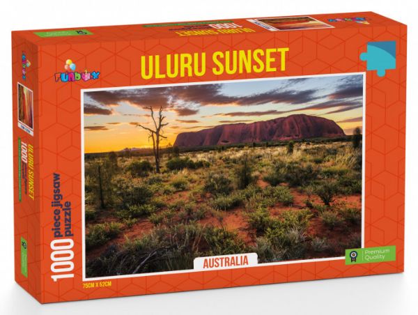 Picture of Funbox Puzzle - Uluru Sunset Ayers Rock Australia Puzzle 1000 pieces