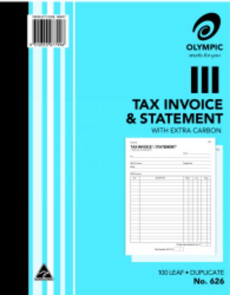 Picture of Invoice Book Olympic #626 Duplicate 250mm x 200mm