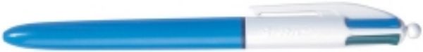 Picture of Pen Bic Ballpoint 4 Colour Retractable Medium Black/Blue/Red/Green