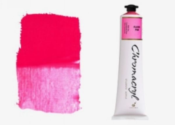 Picture of Paint Chromacryl 75ml Acrylic Fluoro Pink