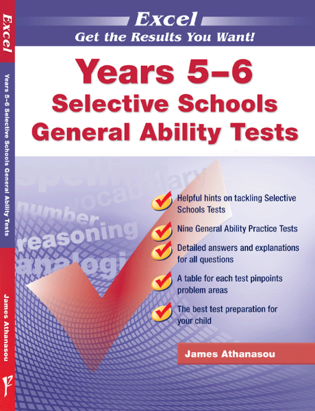 Picture of Excel Test Skills - Selective Schools and Scholarship General Ability Tests Years 5-6