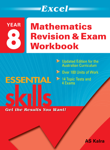 Picture of Excel Essential Skills - Mathematics Revision and Exam Workbook 1 Year 8