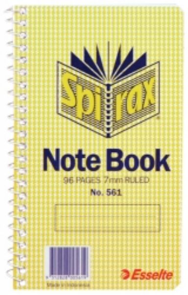 Picture of Notebook Spirax 561 147mm x 87mm 96 Pages