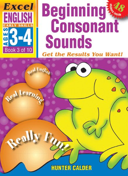 Picture of Excel Early Skills - English Book 3 Beginning Consonant Sounds