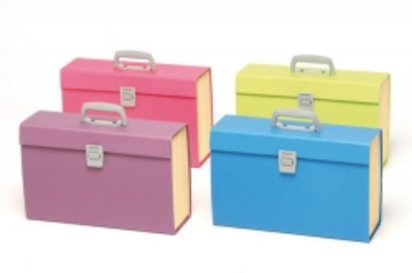 Picture of Carry File Marbig Foolscap Assorted Colours