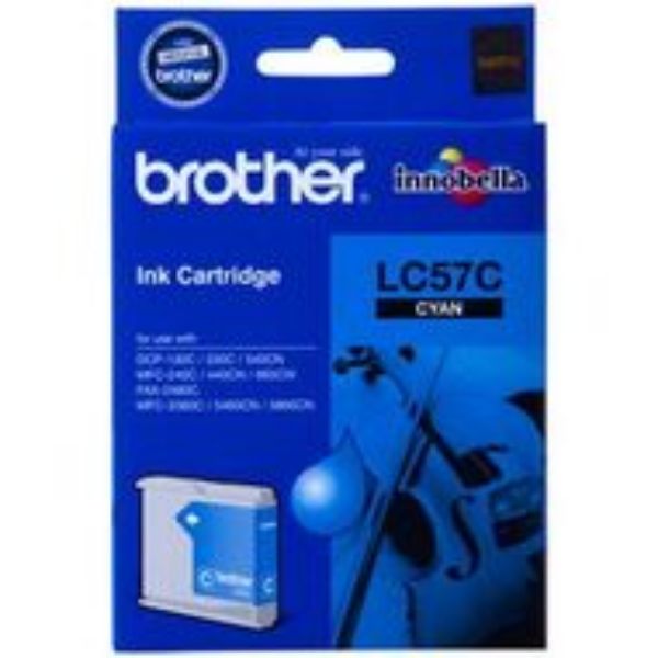 Picture of Brother LC-57C Cyan Ink Cartridge