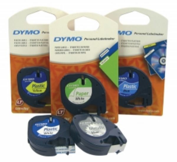 Picture of Dymo Letratag Tape Paper White Twin Pack