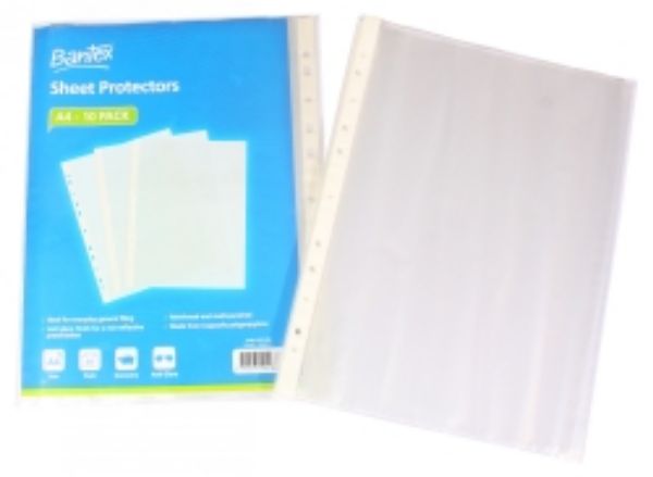 Picture of Sheet Protectors A4 Packet 10