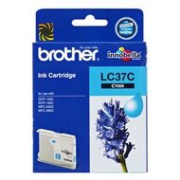 Picture of Brother LC-37C Cyan Ink Cartridge