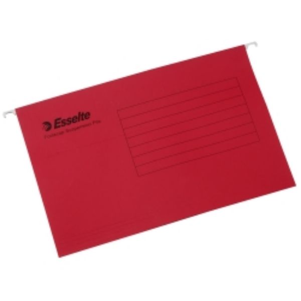 Picture of Suspension File Foolscap Packet 10 Red