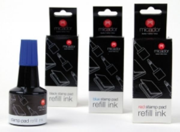 Picture of Ink Stamp Pad Micador 28ml Blue