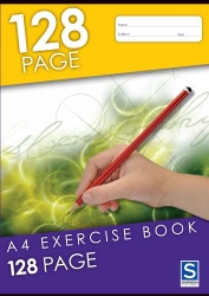 Picture of Exercise Book A4 128 Pages 8mm