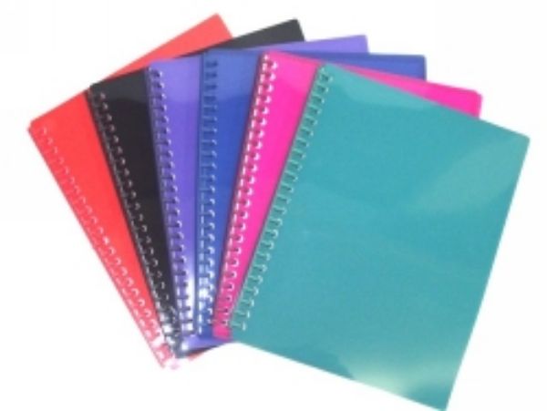 Picture of Display Book A4 20 Pockets Refillable Gloss Purple