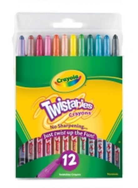 Picture of Crayons Crayola Twistables Wallet Packet 12