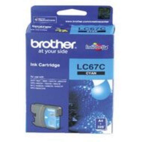 Picture of Brother LC-67C Cyan Ink Cartridge