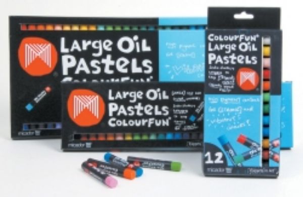 Picture of Pastels Oil Large Micador Colourfun Packet 12