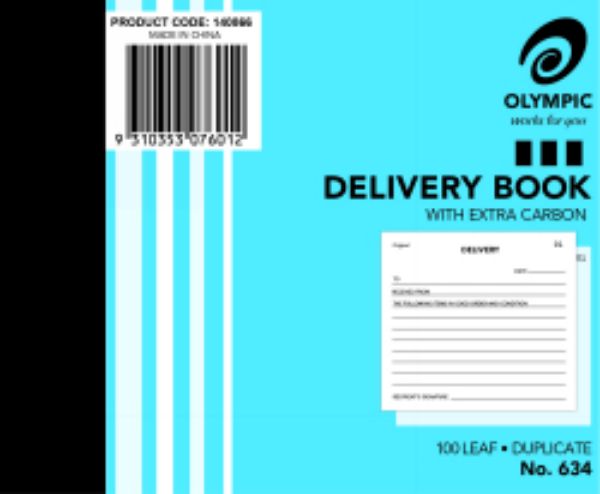 Picture of Delivery Book Olympic #634 Duplicate 125mm x 100mm