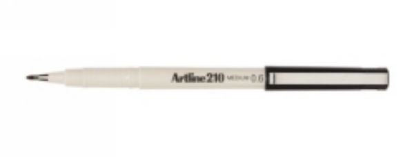 Picture of Marker Artline #210 0.6mm Black