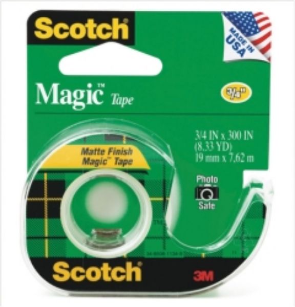 Picture of Tape Scotch Magic Tape #104 12.7mm x 11.4m