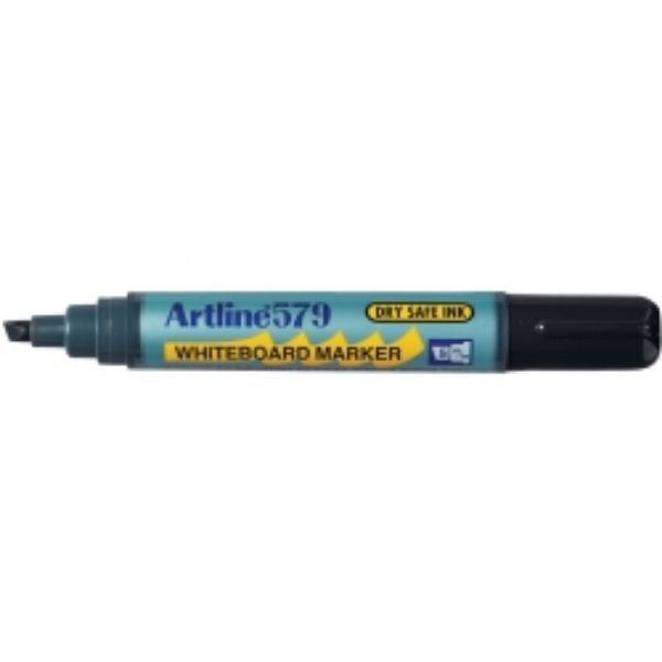 Picture of Marker Whiteboard Artline 579 Chisel Black