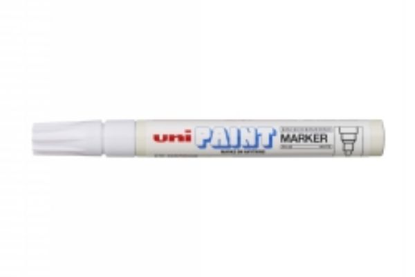 Picture of Marker Uni-ball Paint PX20 2.2mm-2.8mm Medium Bullet Tip White