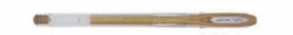 Picture of Pen Uniball Rollerball Signo UM120 Gel Fine Sparkling Gold