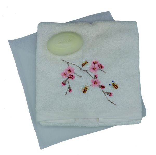 Picture of Blossom Hand Towel & Soap