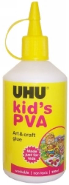 Picture of Glue PVA UHU Kids 250ml