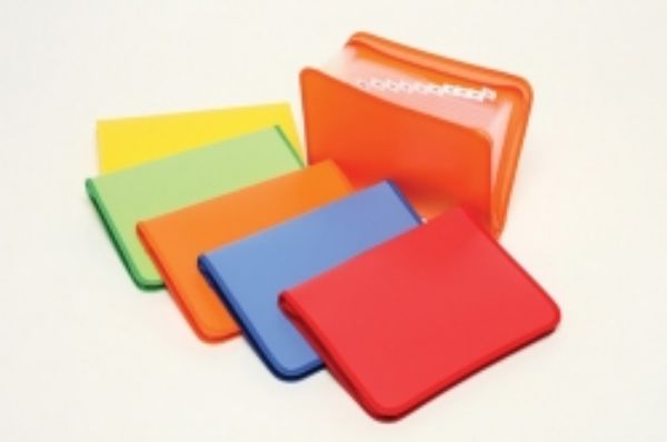 Picture of Expanding File A4 Plastic with Zip Orange