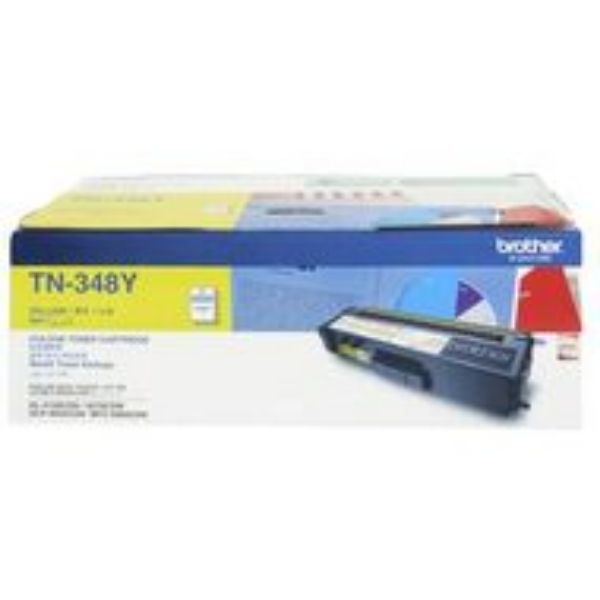 Picture of Brother TN-348 Yellow Toner Cartridge