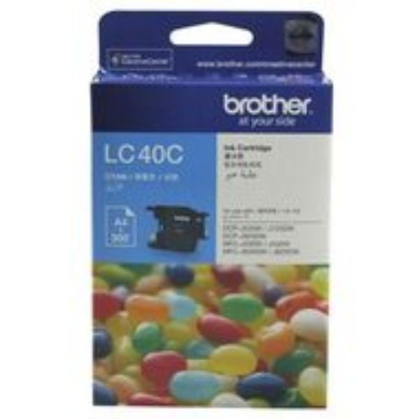 Picture of Brother LC-40C Cyan Ink Cartridge