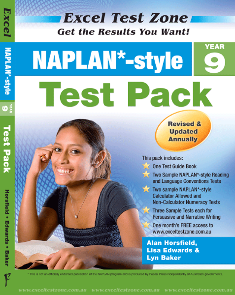 Picture of Excel Test Zone - NAPLAN*-style Year 9 Test Pack