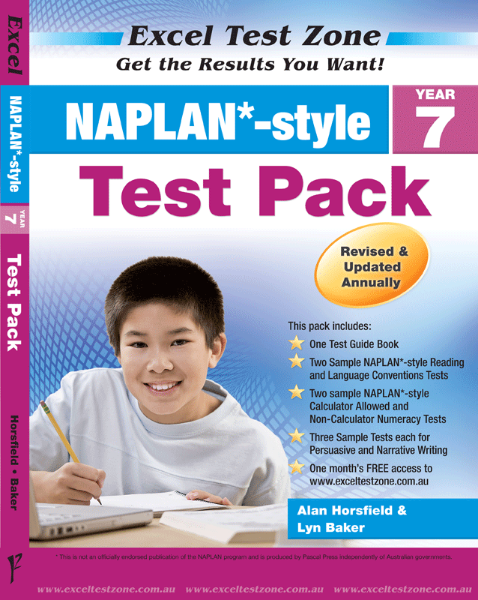 Picture of Excel Test Zone - NAPLAN*-style Year 7 Test Pack