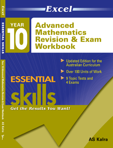 Picture of Excel Essential Skills - Advanced Mathematics Revision & Exam Workbook Year 10