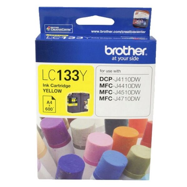 Picture of Brother LC133 Yellow Ink Cartrdige