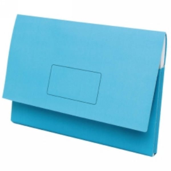 Picture of Document Wallet A3 Cardboard Blue