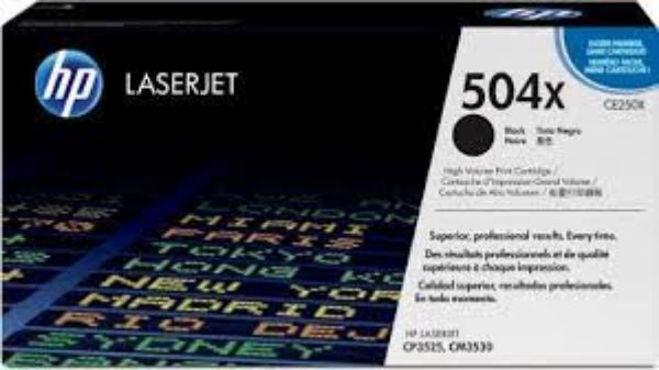 Picture of HP #504X Black Toner Cartridge