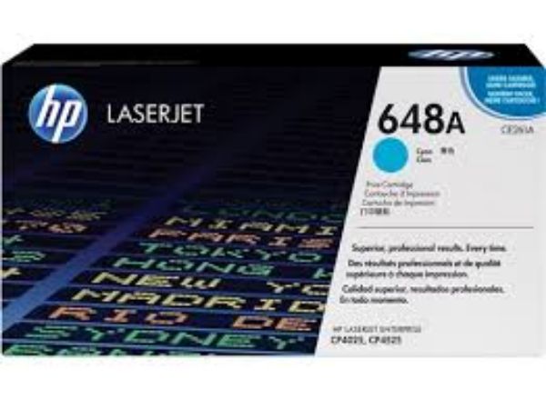 Picture of HP #648A Cyan Toner Cartridge