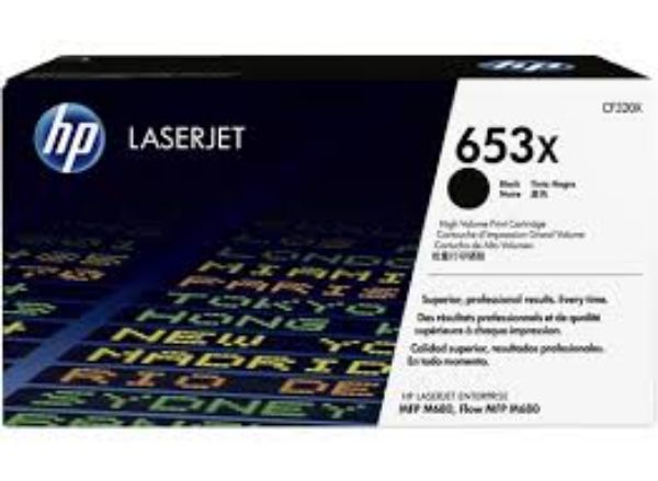 Picture of HP No. 653X Black Toner Cartridge