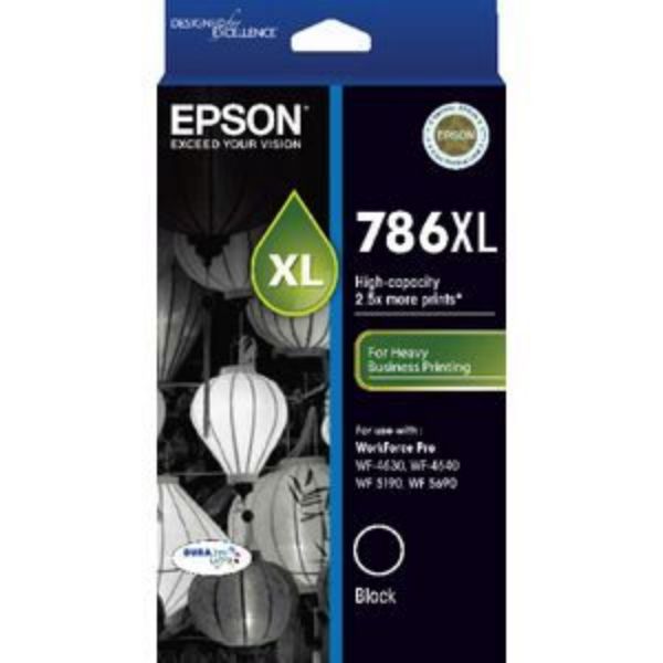 Picture of Epson 786XL Black Ink Cartridge