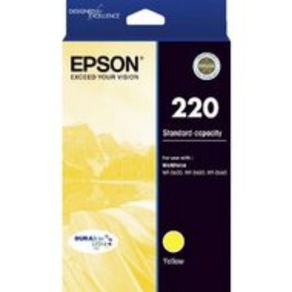 Picture of Epson 220 Yellow Ink Cartridge