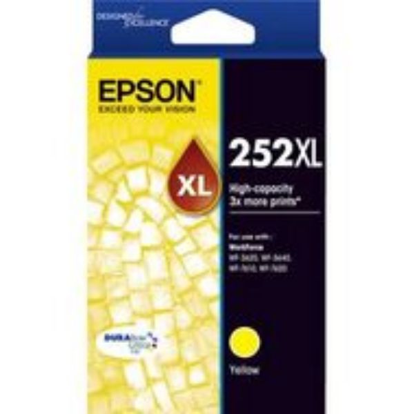 Picture of Epson 252 High Yield Yellow Ink Cartridge