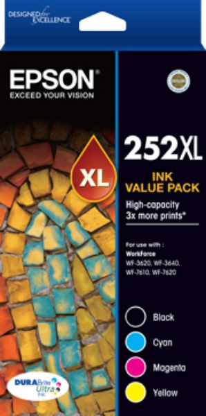 Picture of Epson 252 4 High Yield Ink Value Pack