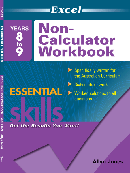 Picture of Excel Essential Skills - Non-Calculator Workbook Years 8-9