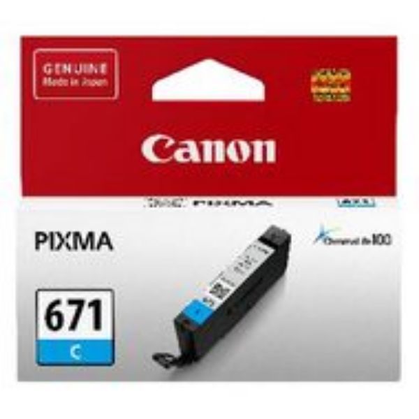 Picture of Canon CLI671 Cyan Ink Cartridge