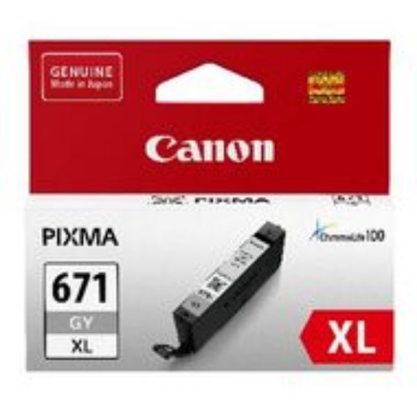 Picture of Canon CLI671XL Grey Ink Cartridge