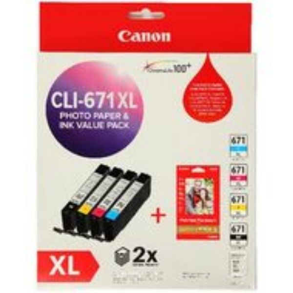 Picture of Canon CLI671XL Ink Value Pack
