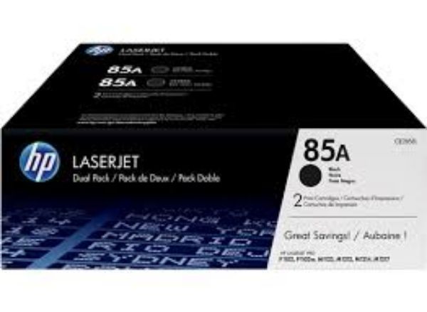 Picture of HP #85A Black Toner Twin pack